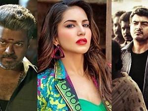 Sunny Leone speaks vijay and ajith movie dialogues exclusive