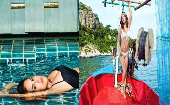 Sunny Leone summer viral pic asking fans about lockdown