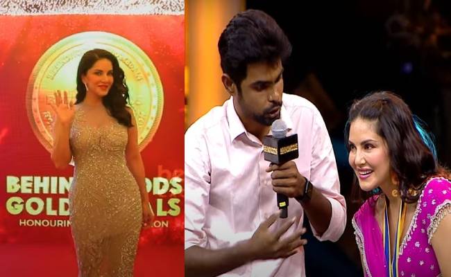Sunny leone won award in Behindwoods Gold medals 2022