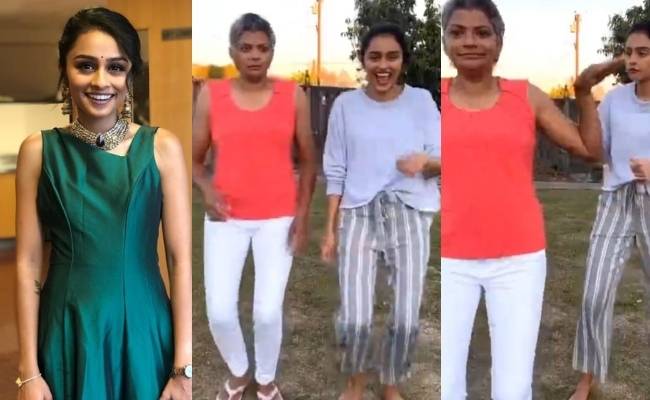 சூப்பர் சிங்கர் பிரகதி அம்மாவுடன் டான்ஸ் வீடியோ | super singer pragathi shares her dance video with her mother