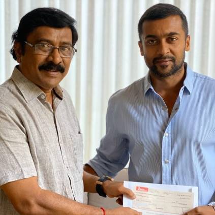 Suriya donated for Rs 10 lakh to Film Directors Association Trust