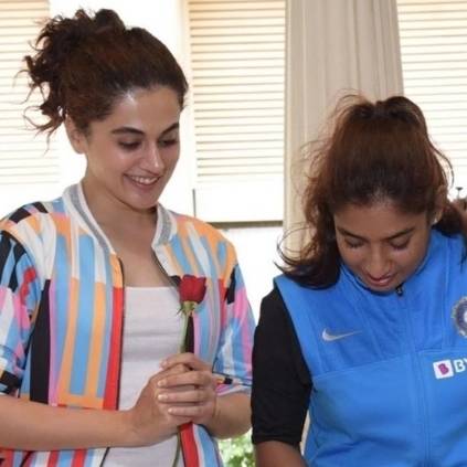 Taapsee plays lead in Indian Cricketer Mithali Raj's biopic.