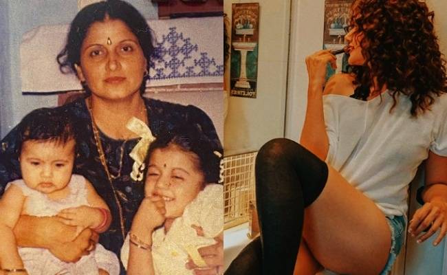 Taapsee Shares her Childhood Pic with mother goes Viral | சிறுவயது ஃபோட்டோவை பகிர்ந்த பிரபல ஹீரோயின்