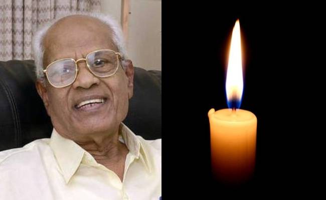 Tamil Dialogue writer Aaroor Dass dies at 91 வசனகர்த்தா ஆரூர்தாஸ்