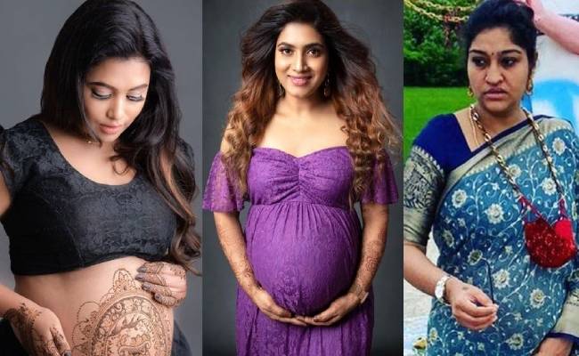 tamil serial actresses who are soon to be mothers
