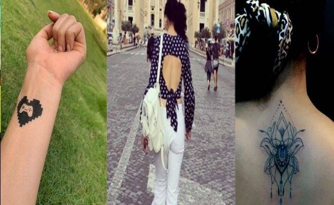 Tatoo of Game over actress Taapse and Laxmi Menon goes viral