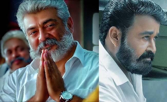 thala ajith movie director reunite with mohanlal mass update