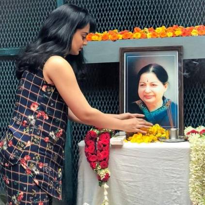 'Thalaivi' actress Kangana Ranaut paid homage to Jayalalitha on her death anniversary