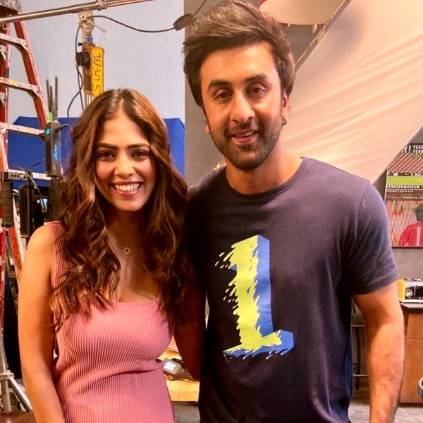 Thalapathy 64 heroine teams up with Ranbir Kapoor for ad Shoot