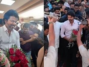thalapathy vijay attend marriage function video gone viral
