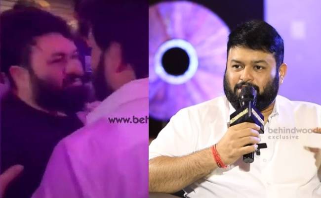 Thaman S explain about breaks down in Varisu Fdfs rohini theatre