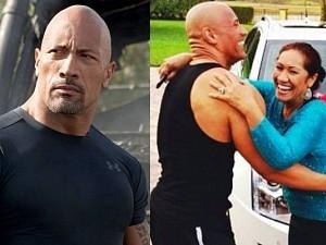 The Rock Dwayne Johnson surprises his mother with new SUV car
