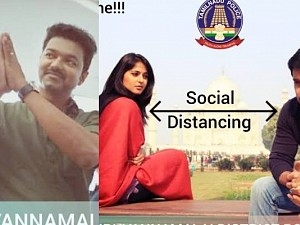 Thiruvannamalai district police creates Coronavirus awareness memes using Vijay and Vikram's movie scenes | விஜய் மற்றும் விக்ரம் பட காட்சியை கொண்டு கொரோனா விழி