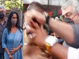 Video: அஜித், ரசிகரின் செல்போனை பிடுங்கியதை தான் பாத்துருப்பீங்க.. ஆனால் தல செய்தது இதுதான்!