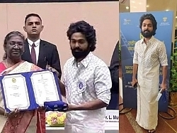 NATIONAL AWARDS: வேட்டி சட்டையில் வந்து முதல் தேசிய விருதைப் பெற்ற G.V. பிரகாஷ் குமார்!