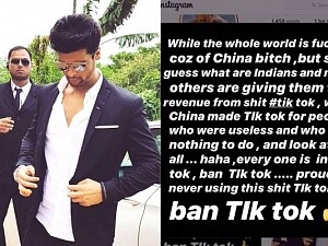TIKTOK-ஐ தடை செய்ய வேண்டும் பிரபல நடிகர் கோரிக்கை Popular actor kushal tandon ask gvernment to ban Tiktok App for this reason