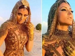 Urvasi Rautala wore Golden Dress worth 37 crores.