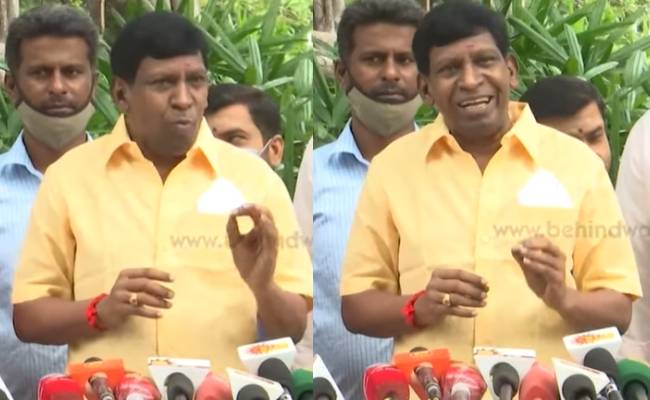 vadivelu donates Covid fund to TN CM and exclusive byte video
