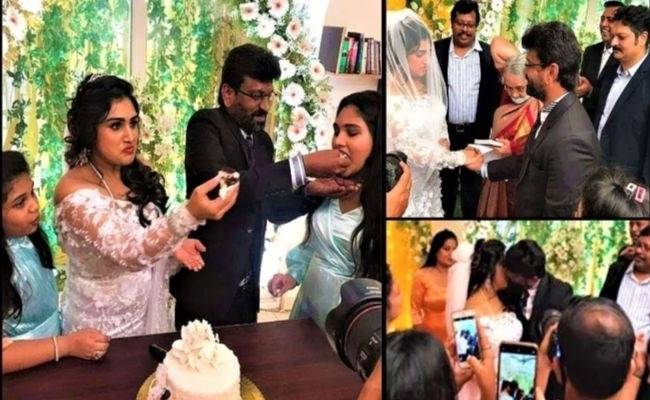 Vanitha Vijayakumar marries Peter Paul today viral video