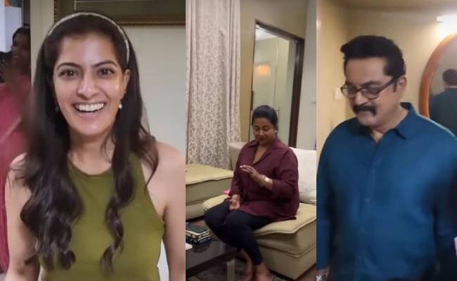 Varalaxmi Sarathkumar pre birthday celebrations video viral