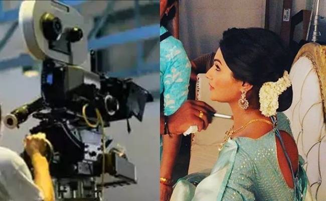 Vijay TV Aayudha Ezhuthu fame Sharanya shares Shooting spot Video | விஜய் டிவி ஆயுத எழுத்து புகழ் சரண்யா வெளியிட்ட வீடியோ