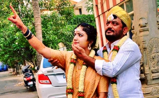 Vijay TV , Anbudan Kushi actress Surekha Sukumar's brother marraige photos goes viral | விஜய் டிவி அன்புடன் குஷி நடிகை வீட்டில் எளிமையாக நடைபெற்ற த