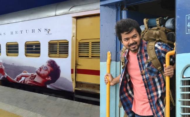 Vijay Varisu Movie Promotion on Chennai Rameshwaram Train