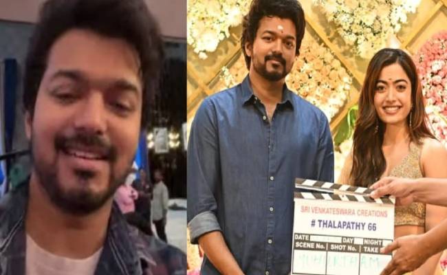 vijay video call to couple and wish from thalapathy66 spot