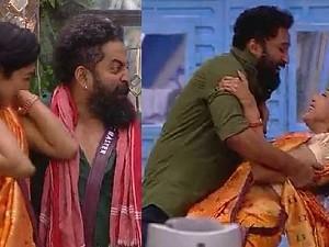 vikraman holds sherina in trp task bigg boss 6 tamil