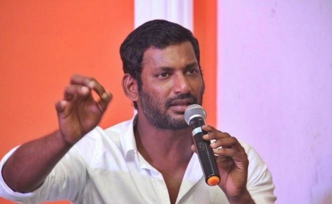 Vishal film factory issues statement about regarding Accountant Ramya | கணக்காளர் ரம்யா குறித்து விஷால் தரப்பு எச்சரிக்கை