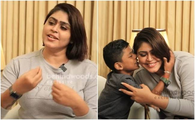 VJ Laya and her son Exclusive sharing their lovable story