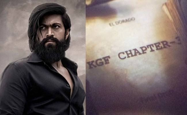 will KGF Chapter 3 get start soon ? here is Yash answer