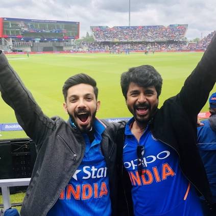 World Cup 2019: Sivakarthikeyan and Anirudh watch India Vs Pakistan match in England