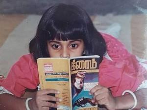 Writer Rajeshkumar shares Popular Heroines childhood Photo Viral Ft Shalini, Thala Ajith | எழுத்தாளர் ராஜேஷ்குமார் பகிர்ந்த பிரபல ஹீரோயினின் சின்ன வ