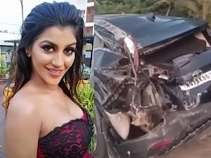 Yashika Aannand car accident police filed case in 3 sections