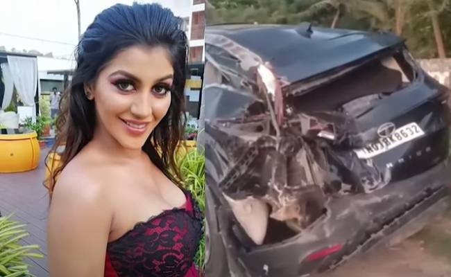 Yashika Aannand car accident police filed case in 3 sections