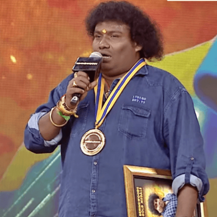 Yogi Babu, Sandy Semma Dance for Bigil Verithanam Song in Behindwoods Gold Medals 2019