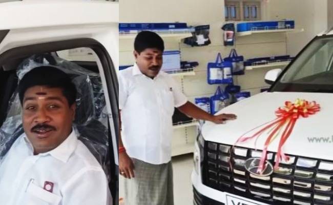 Youtube fame GP Muthu New hyundai venue Car Viral