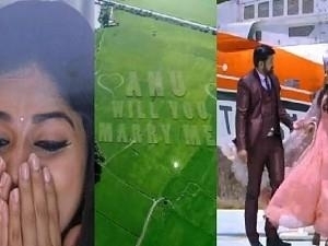 Zee tamil serial love proposal in helicopter trending